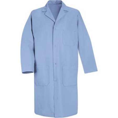 VF IMAGEWEAR Red Kap® Men's Gripper-Front Lab Coat, Light Blue, Poly/Cotton, 3XL 5080LBRG3XL